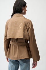 Cotton Twill Short Trench