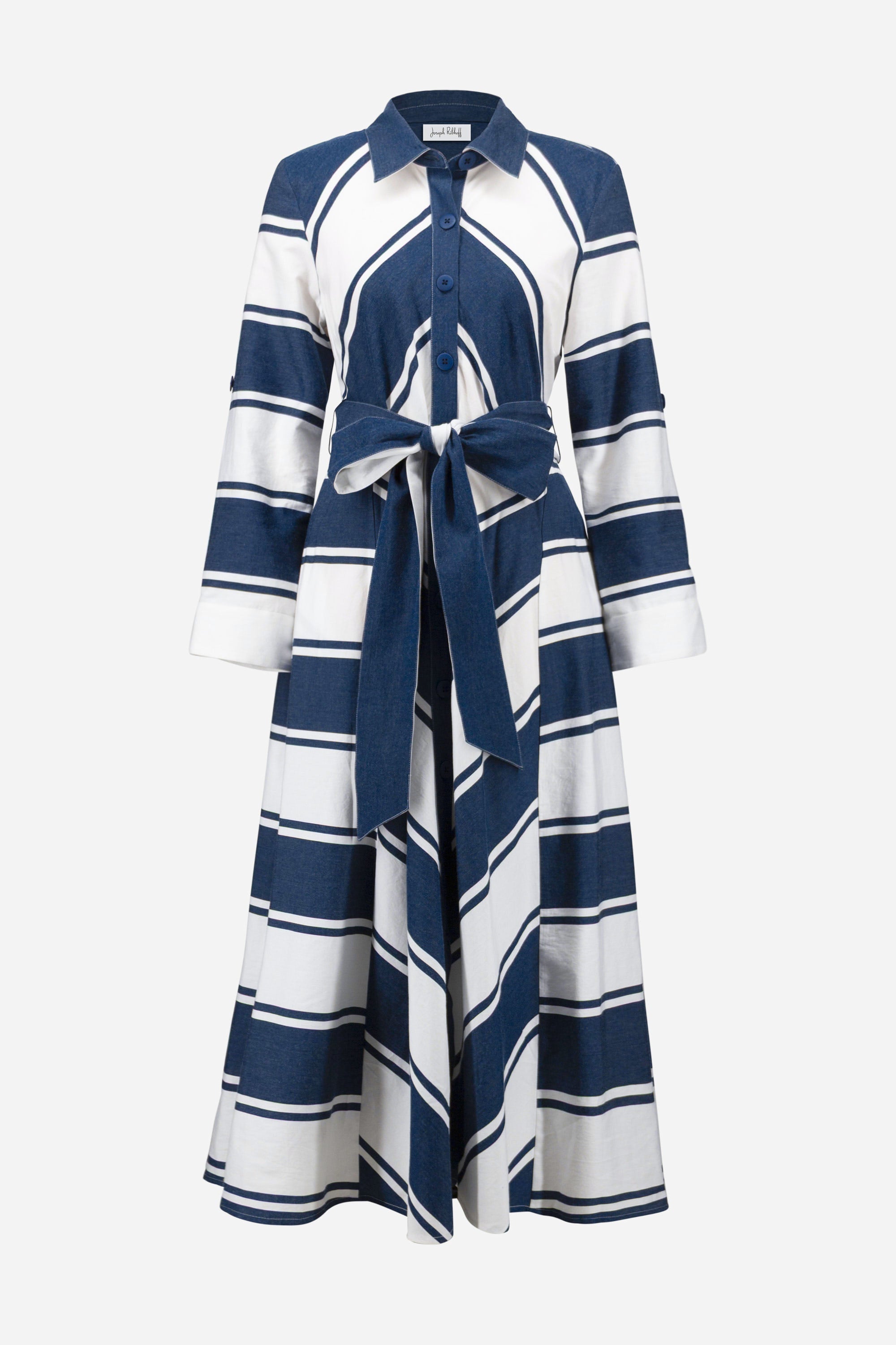 Casual Striped Maxi Dress