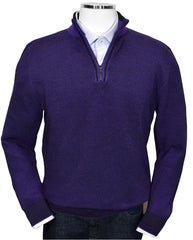 562 Marcello Plum Exclusive Quarter Zip