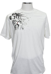 670 White Tee Couple Embrace