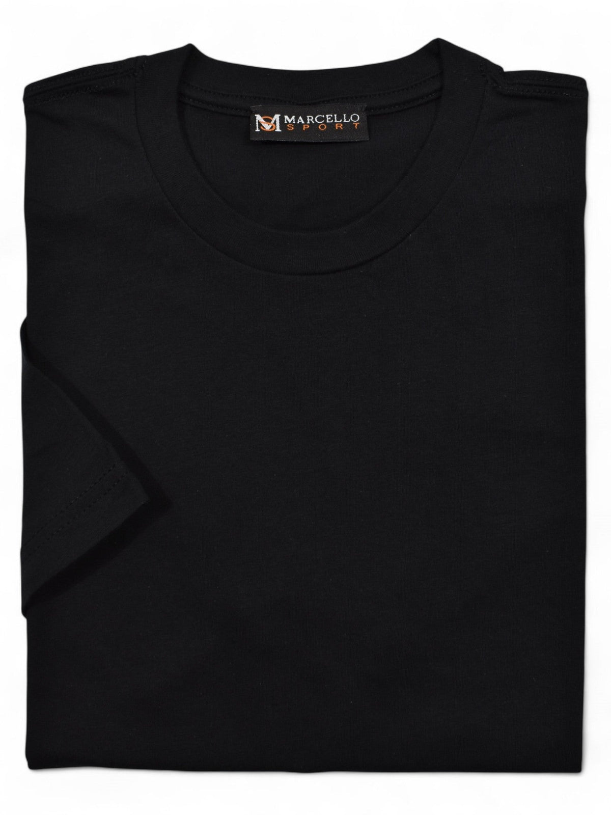 672C Black Men's Crew Neck Tee