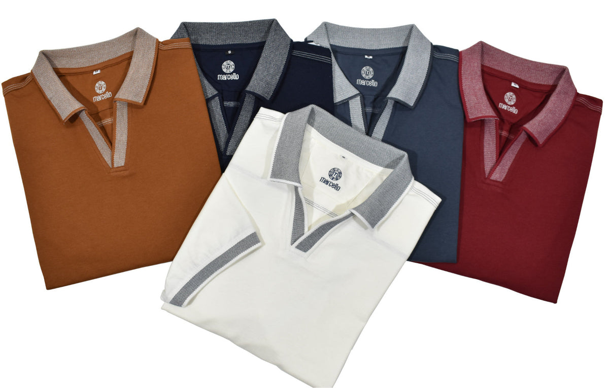 684P Pima Cotton Johnny Polo