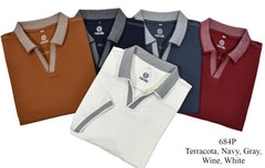 684P Pima Cotton Johnny Polo