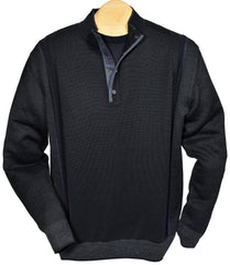 755 Brady Button Mock Sweater