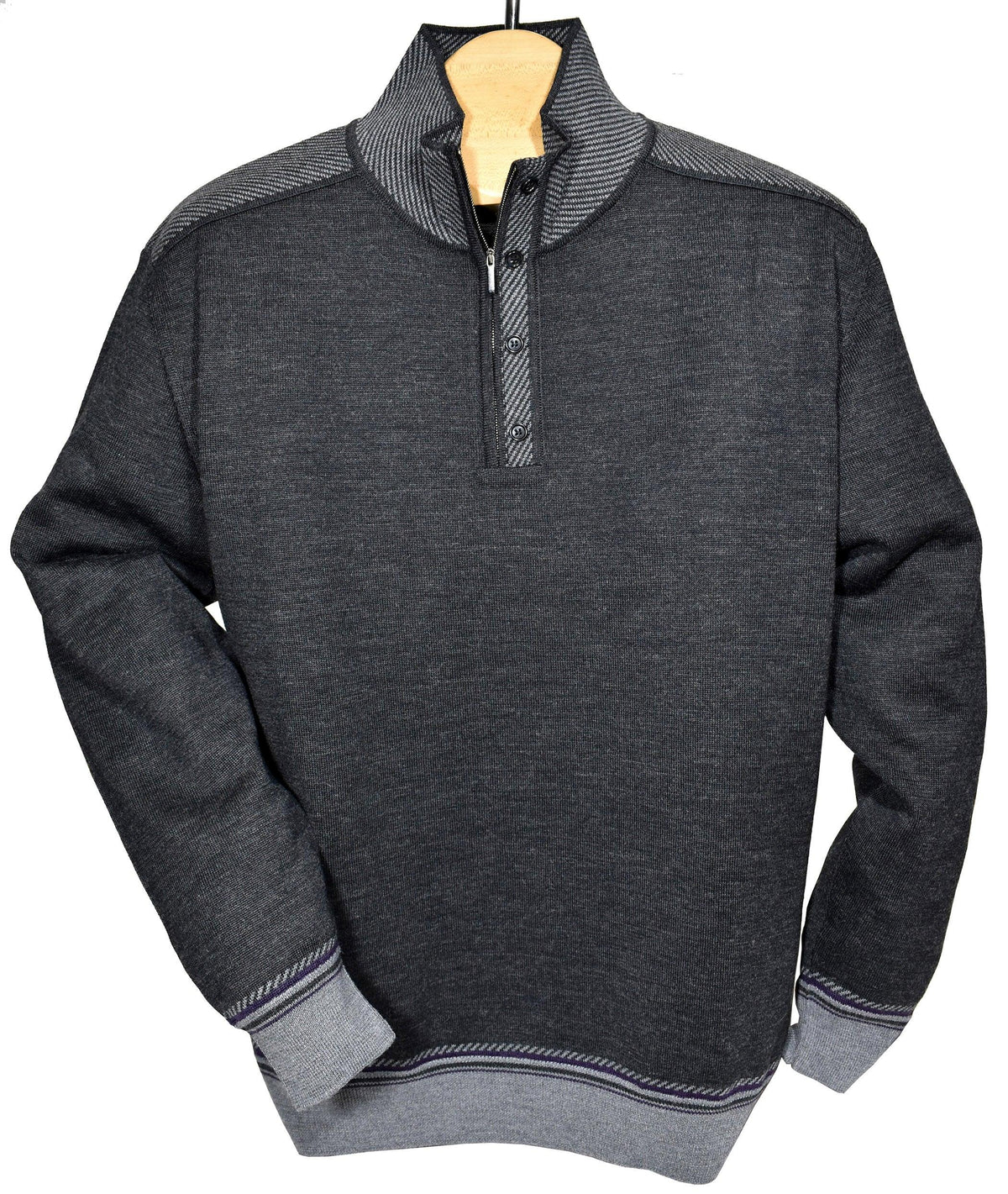 758 Tresca Zip Mock Sweater