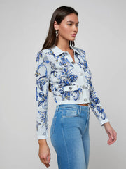 Osiris Jacquard Collared Cardi