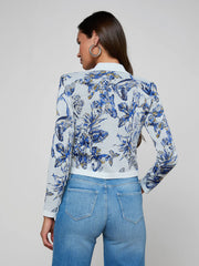 Osiris Jacquard Collared Cardi