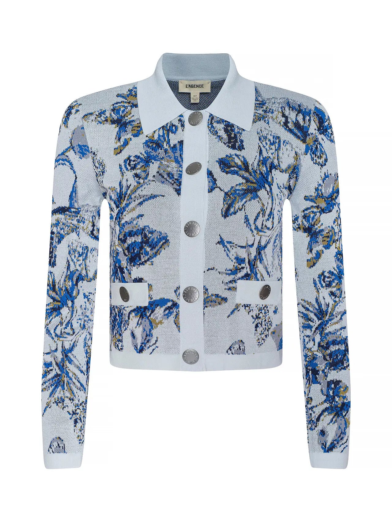 Osiris Jacquard Collared Cardi