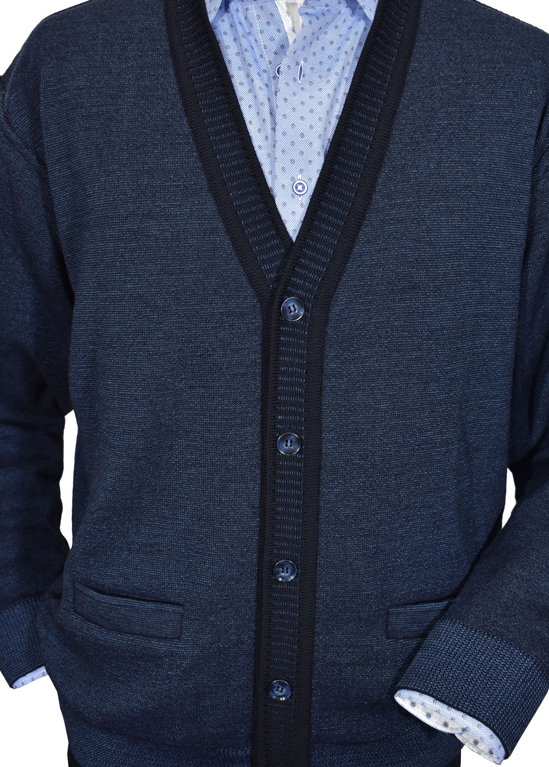 854 Aspen Indigo Cardigan