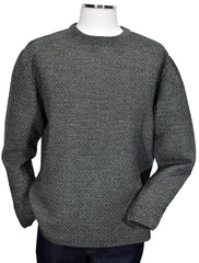 855 Charcoal Fisherman Knit
