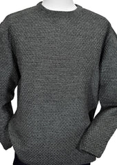 855 Charcoal Fisherman Knit