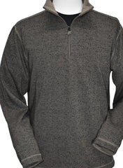 891 Mocha Reversible Quarter Zip
