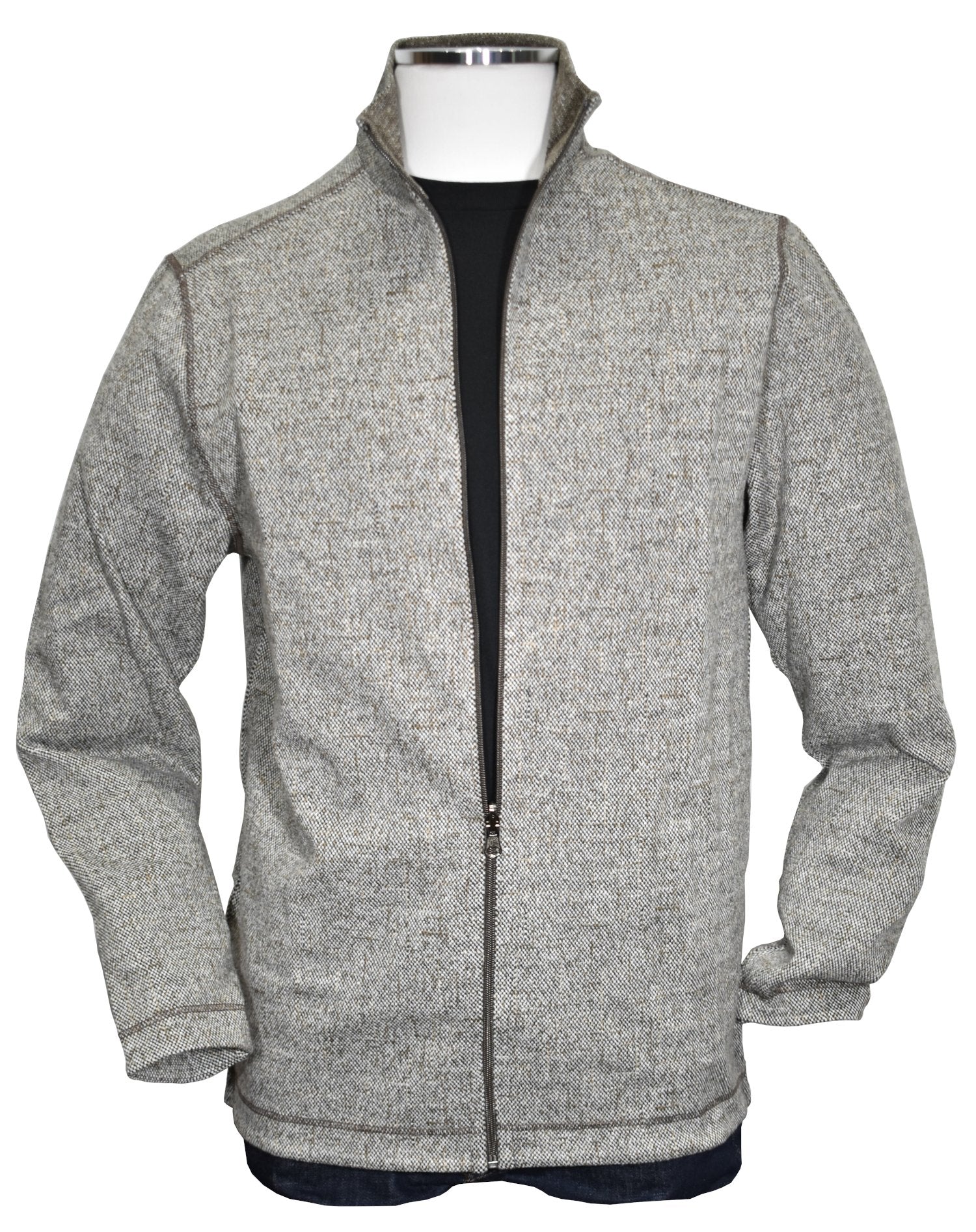 J892 Aspen Full Zip Tweed
