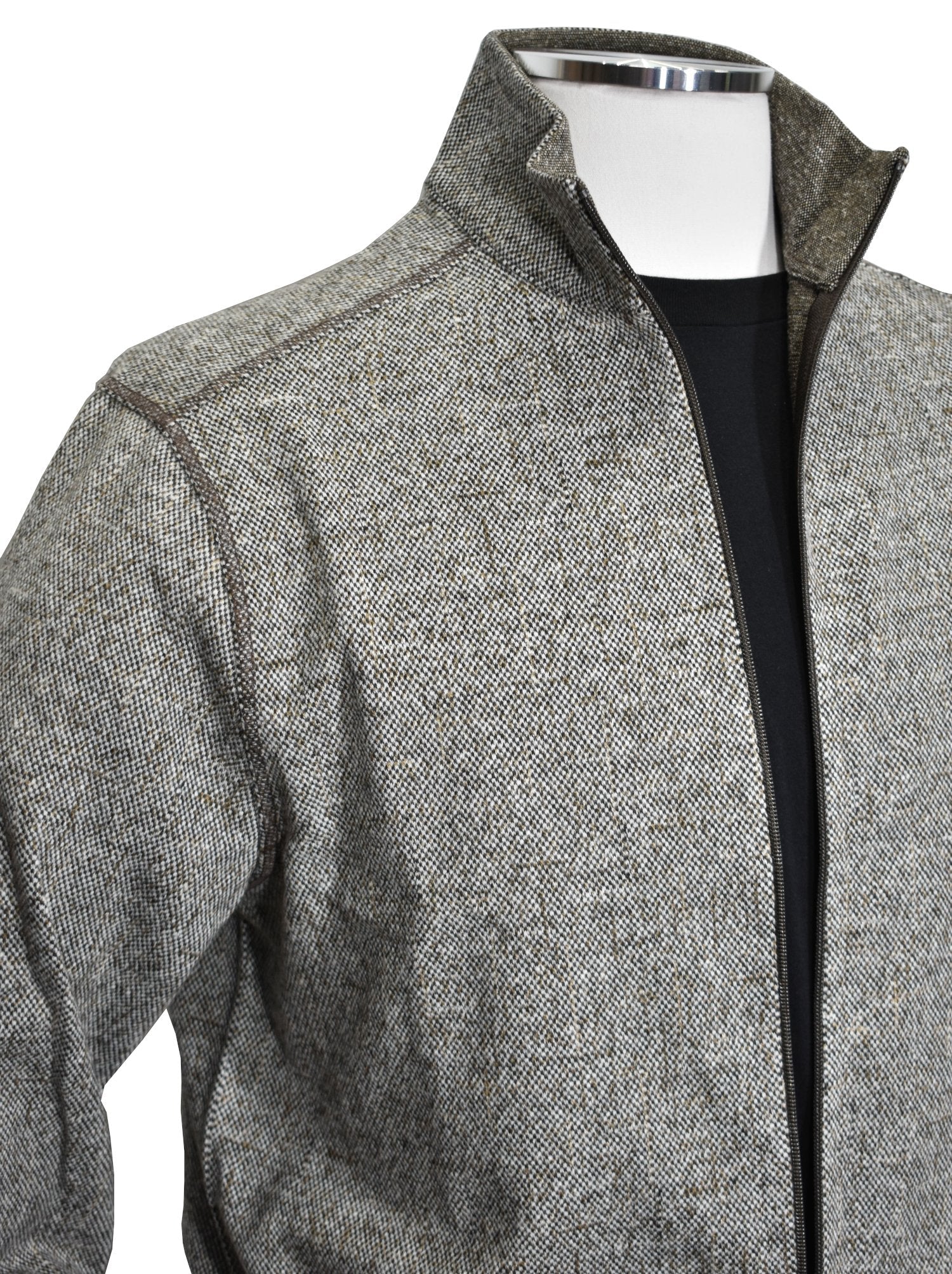 J892 Aspen Full Zip Tweed