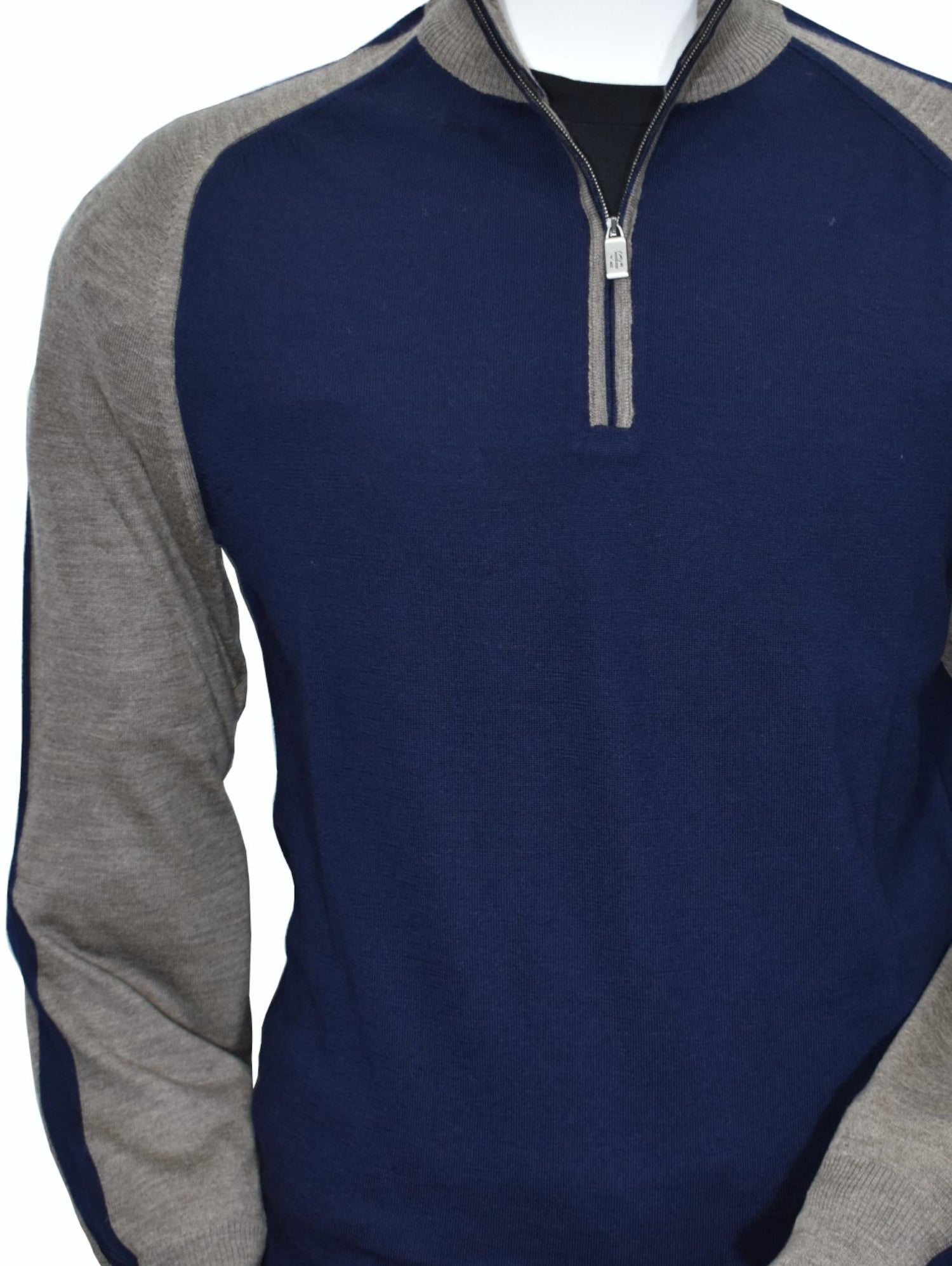 914 Amalfi Collection Navy Quarter Zip