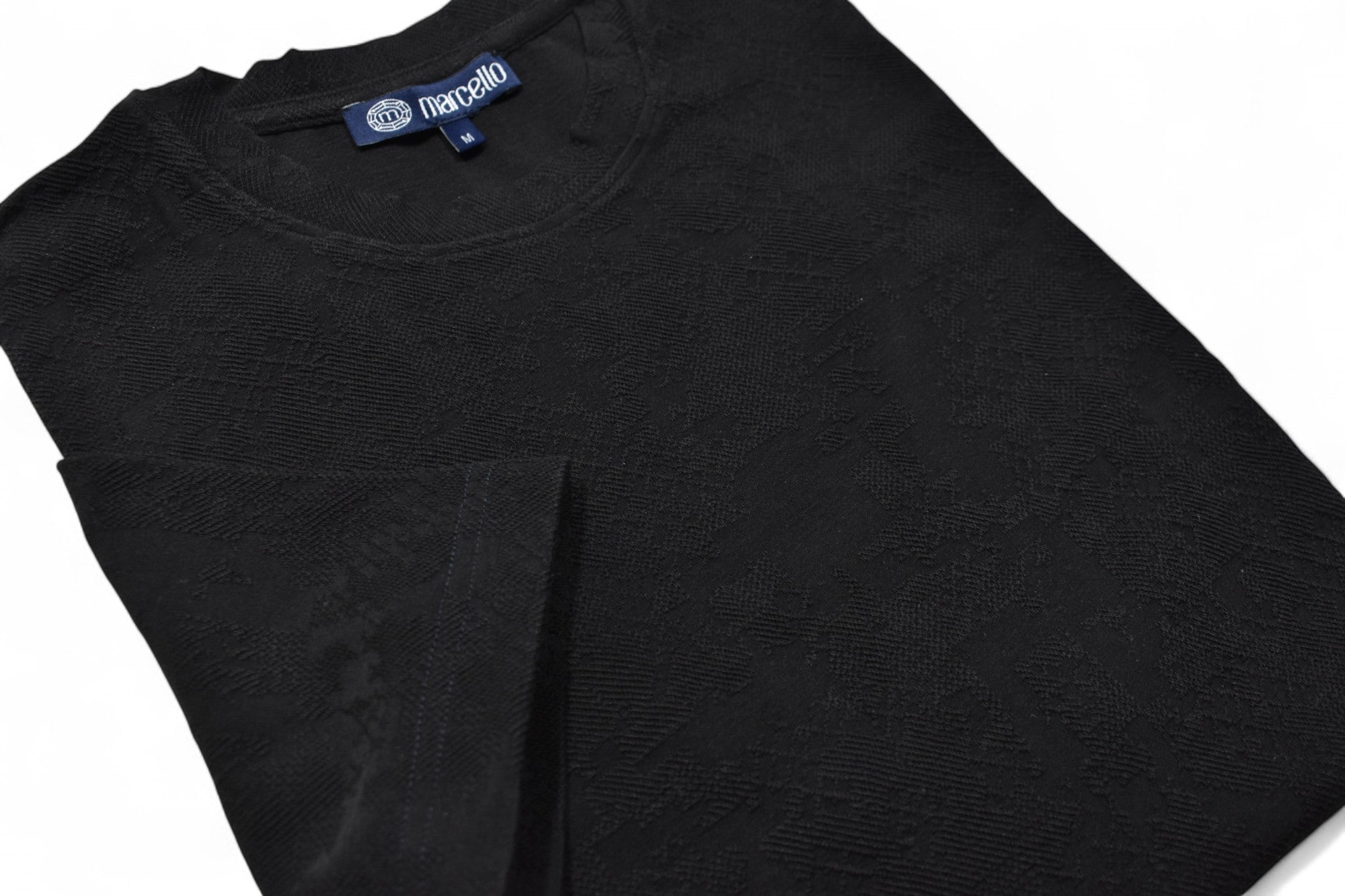 928 Black Tonal Milano Knit