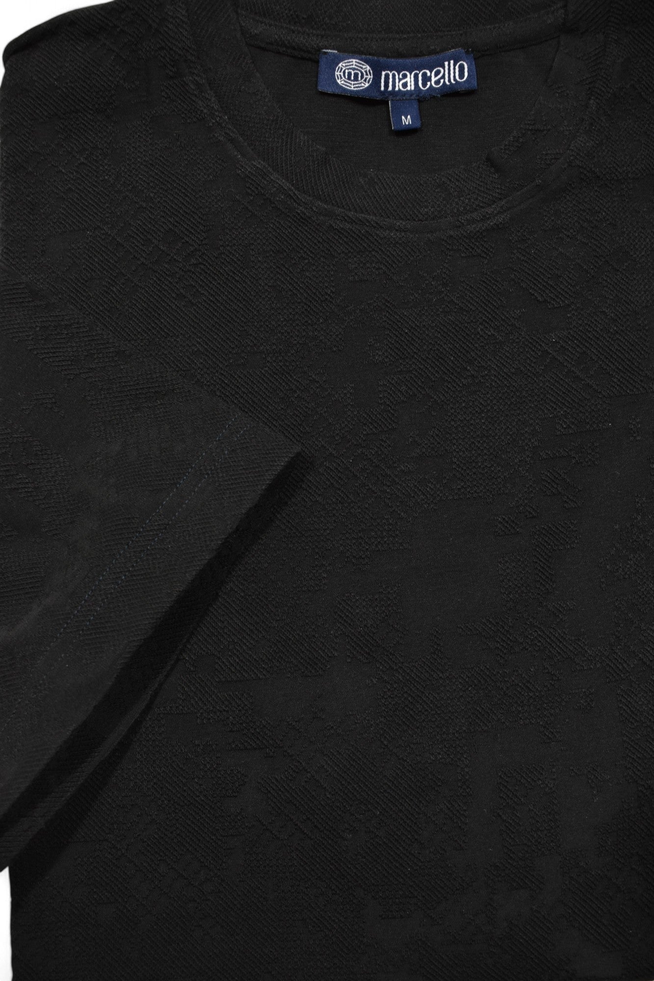 928 Black Tonal Milano Knit