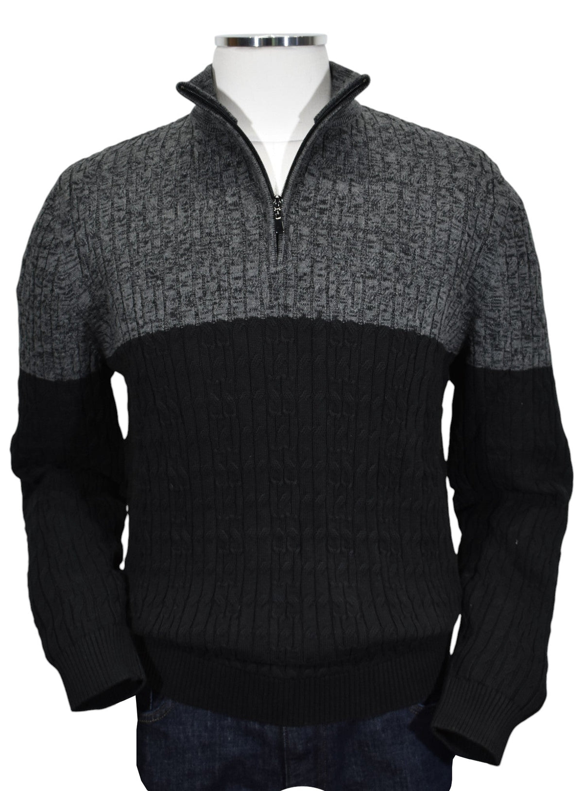 935 Aspen Cable Quarter Zip