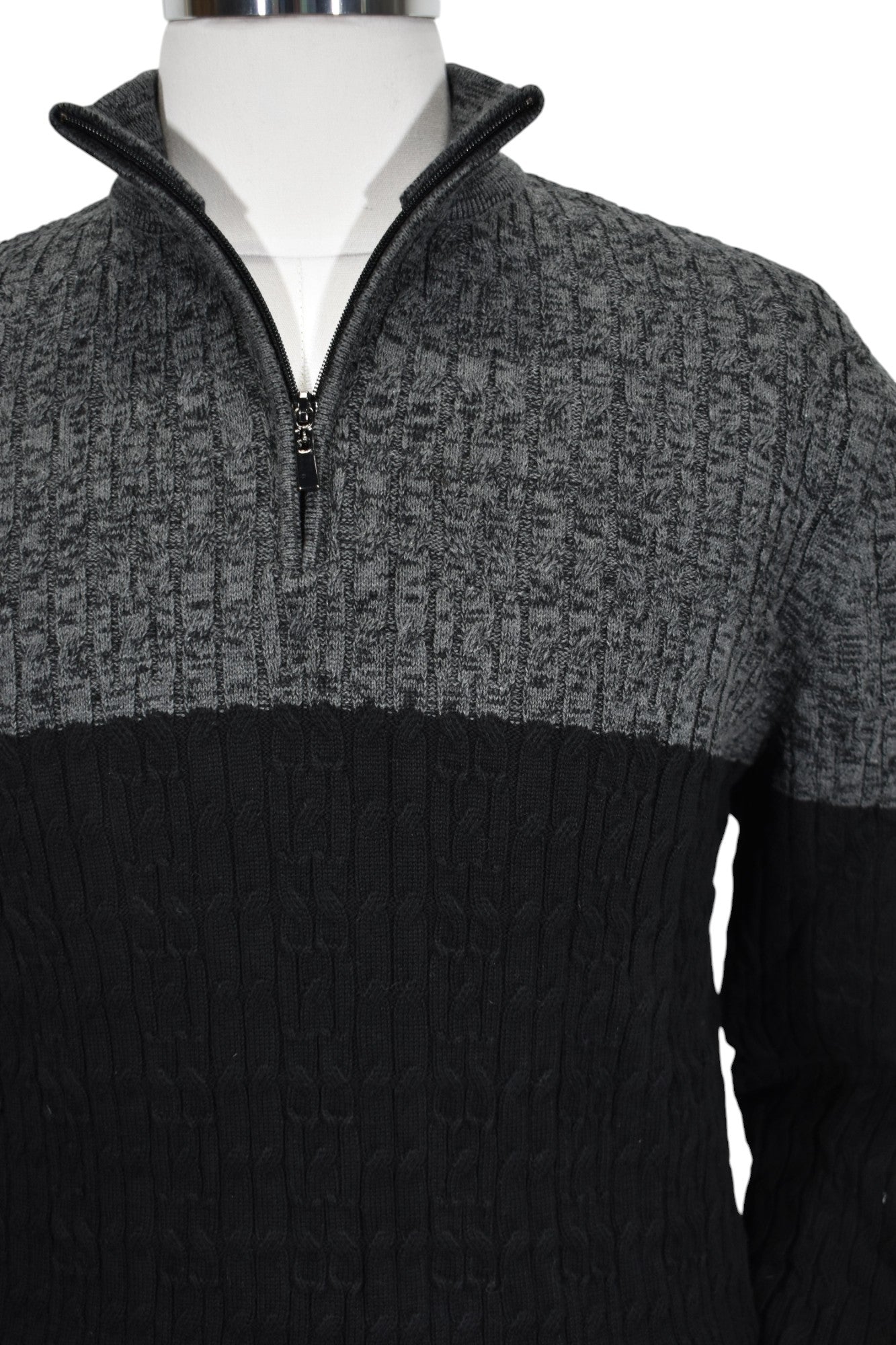 935 Aspen Cable Quarter Zip