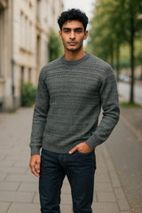 937 Charcoal Torin Italia Knit