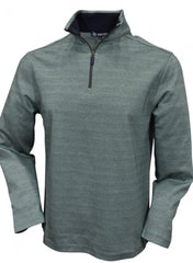 947 Verde Green Check Quarter Zip