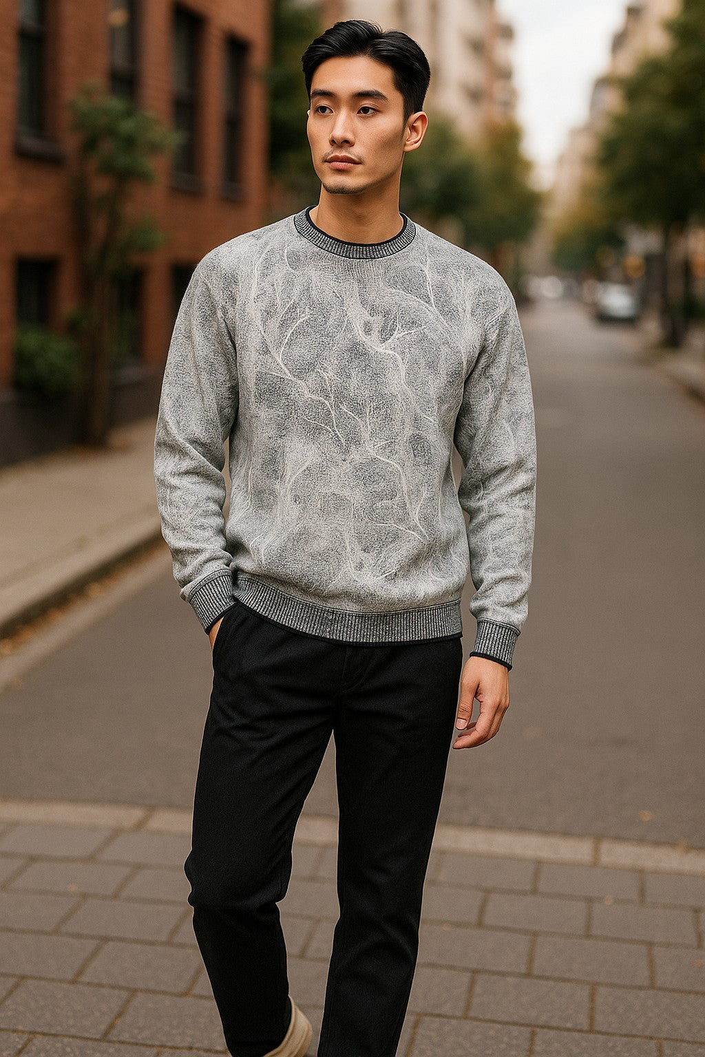960 Sepia Forest Sweater