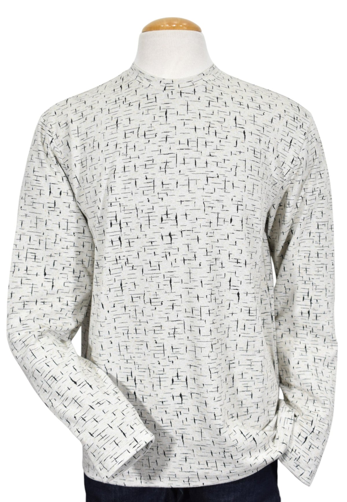 964 Ivory Splinter Pullover