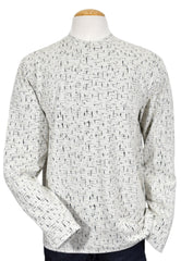 964 Ivory Splinter Pullover