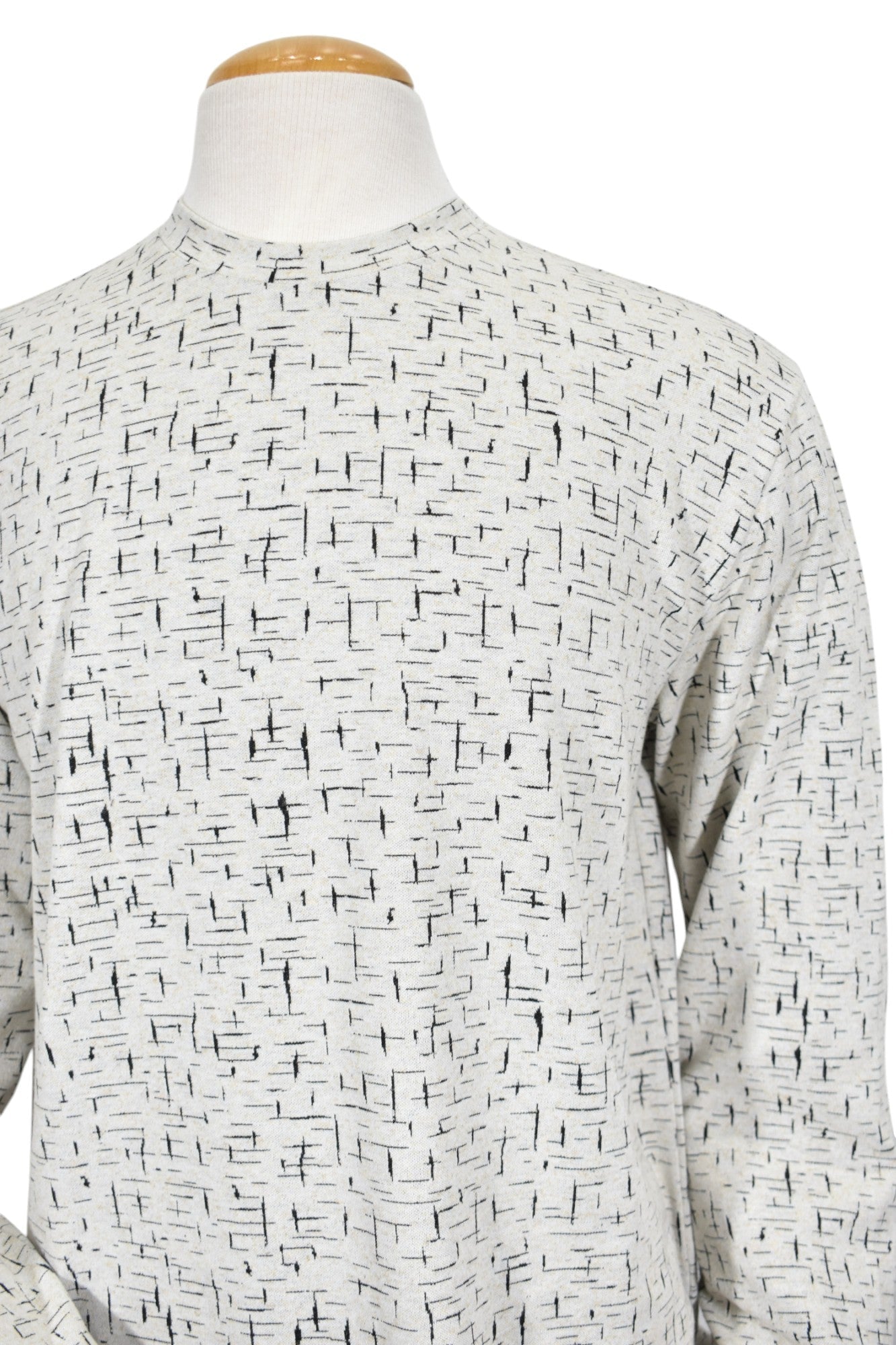 964 Ivory Splinter Pullover