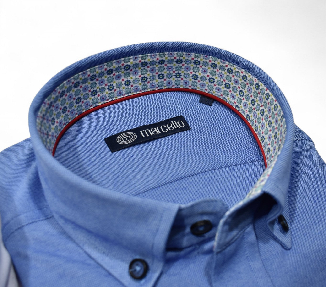 965B Button Front Royal Oxford Knit