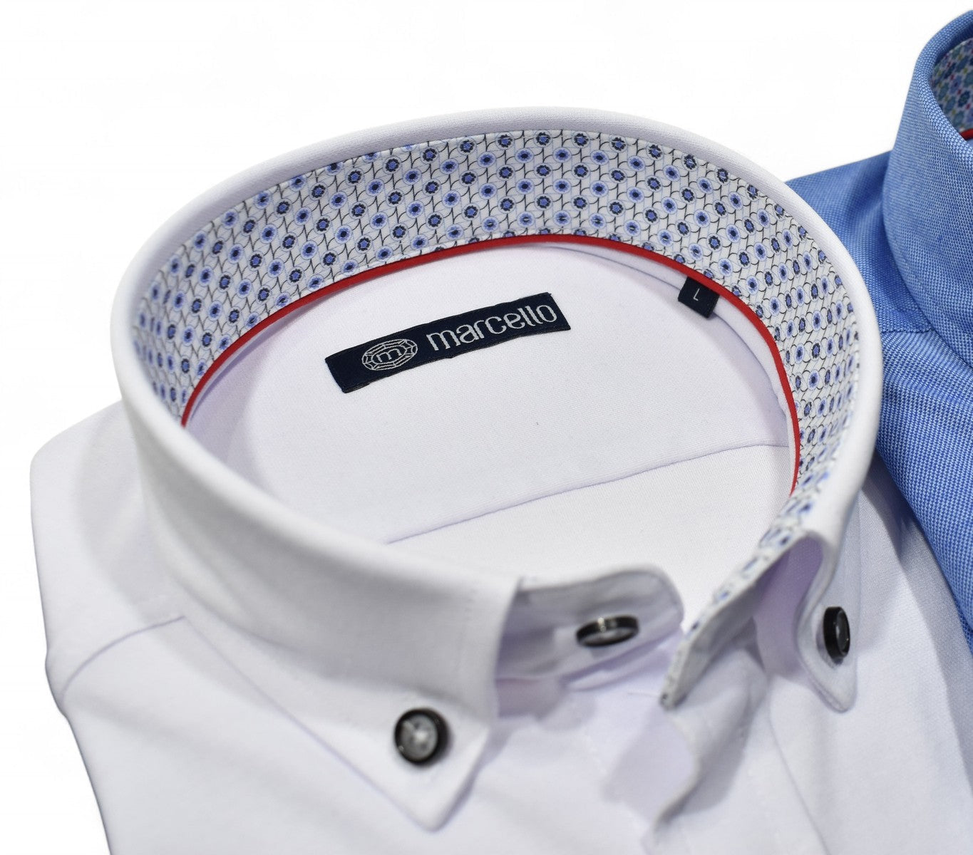 965B Button Front Royal Oxford Knit