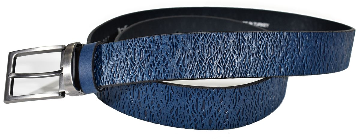 B24 Chocolate Basket Weave Belt
