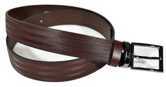B25 Brown Herringbone Belt