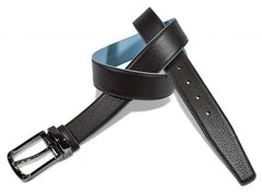 B31 Chocolate Soft Pebble Trend Belt