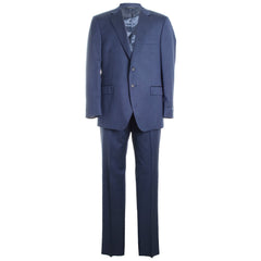 Navy Herringbone Suit