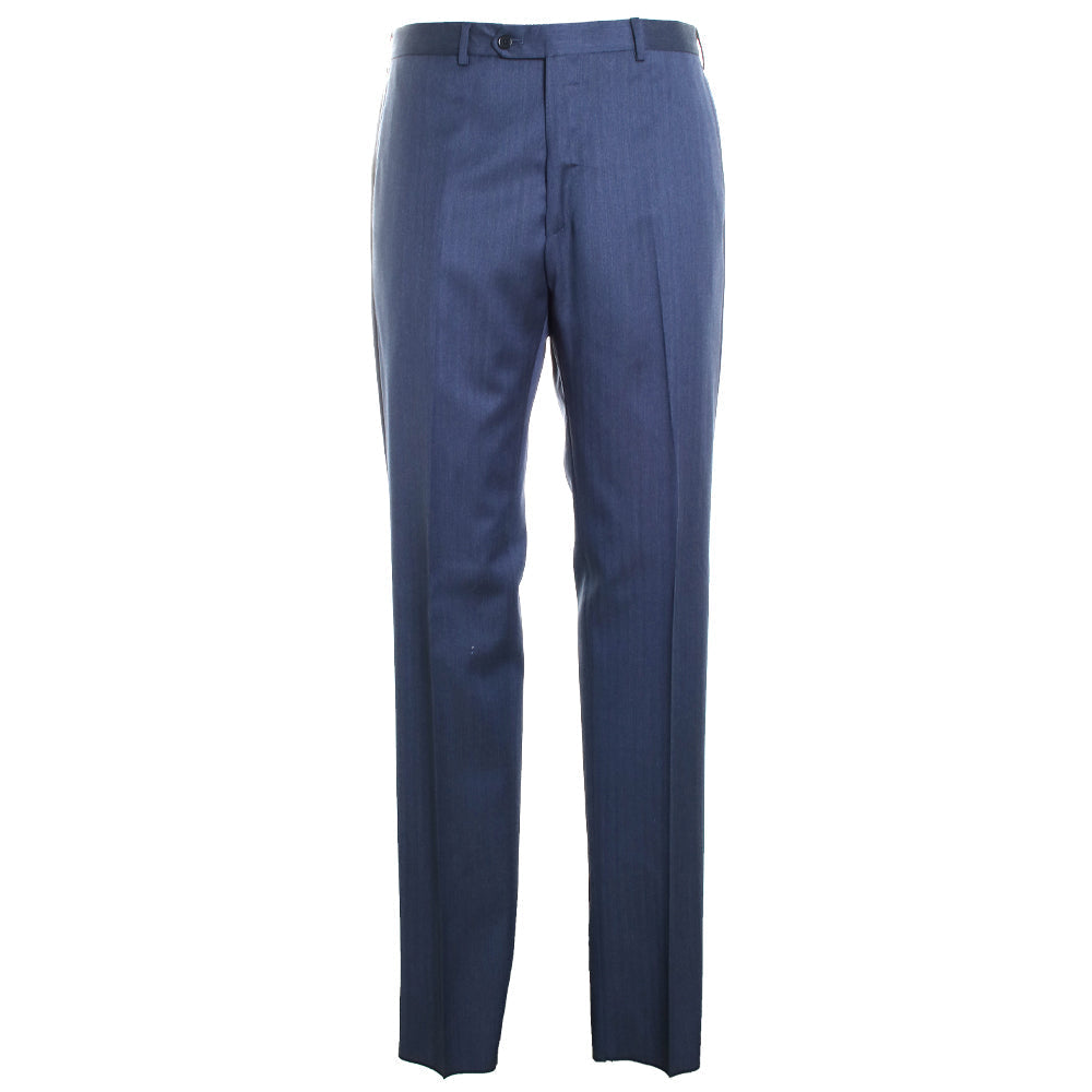 Navy Herringbone Suit