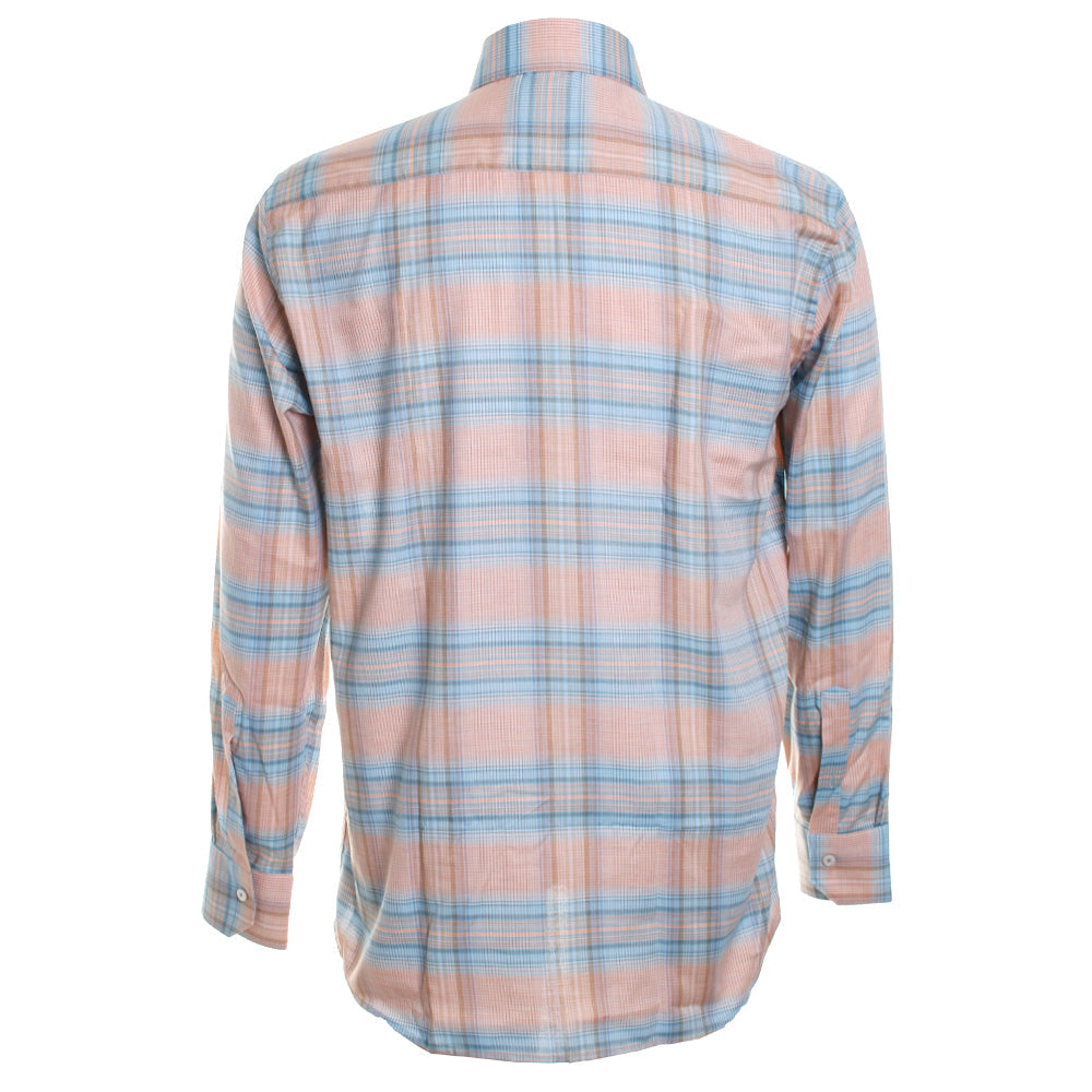 Papaya Twill Check Shirt