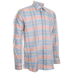 Papaya Twill Check Shirt