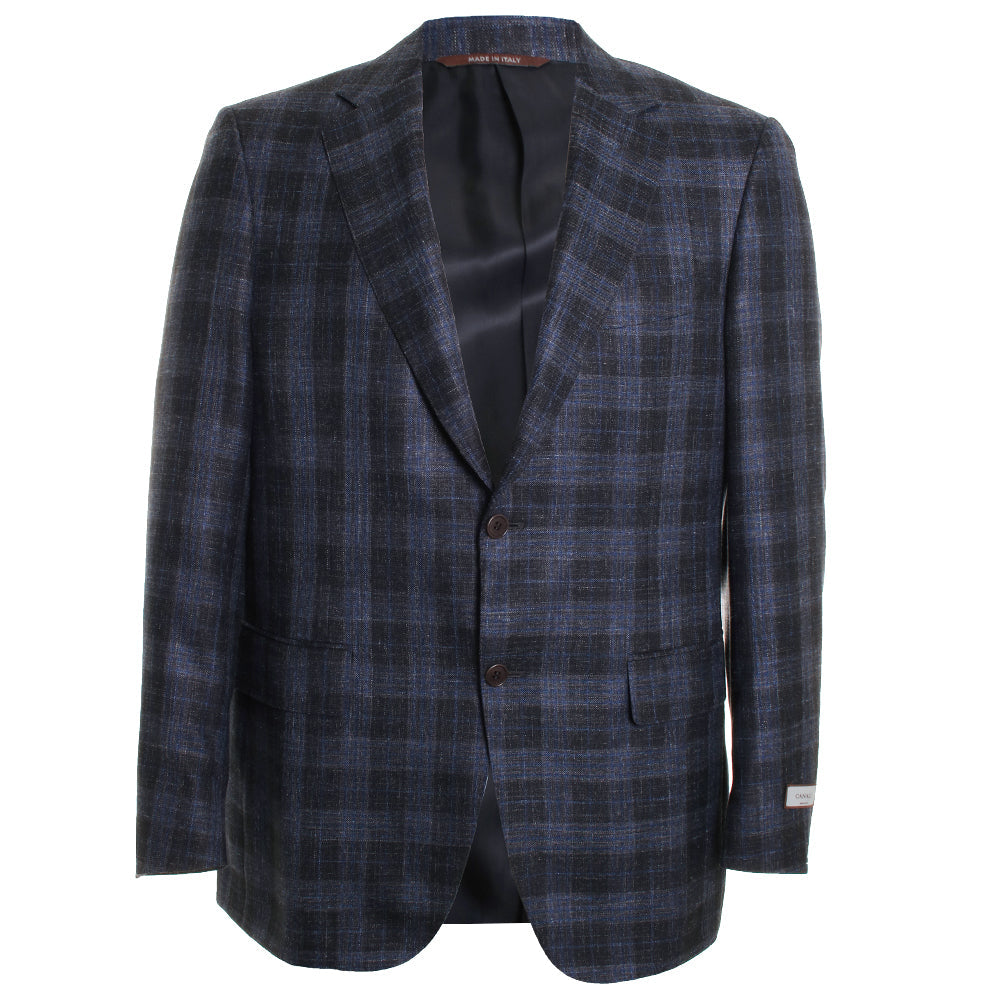 Brown & Blue Plaid Sportscoat