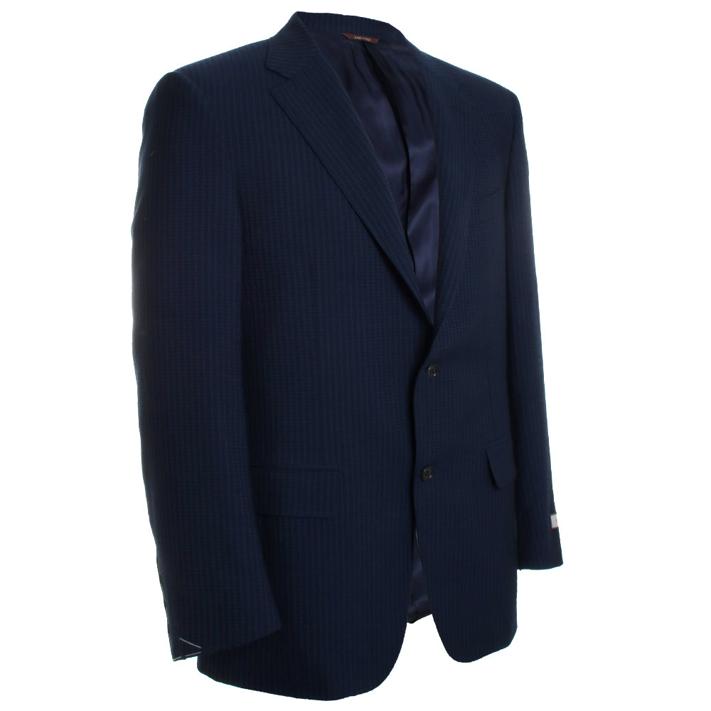 Navy Check Seersucker Sport Coat