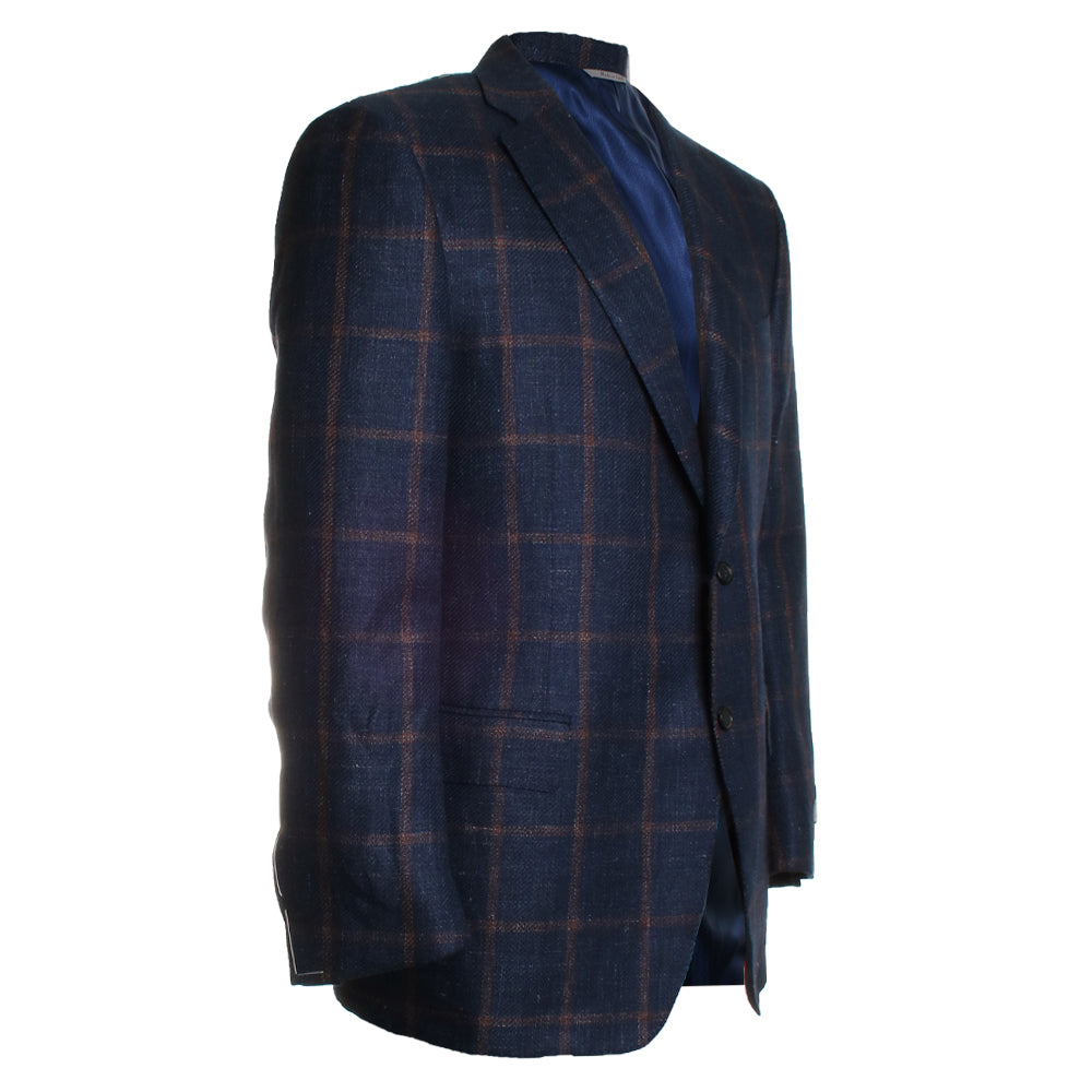 Window Pane Plaid Suit Jacket