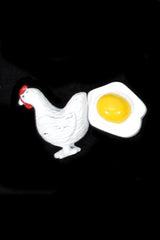 CL-chick Cufflinks - Chicken or an Egg?