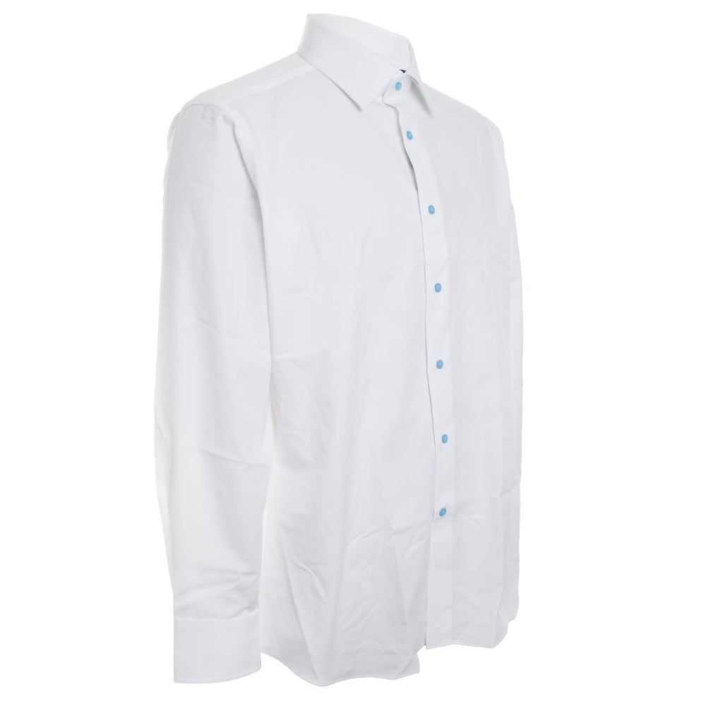 Text Dobby Dress Shirt