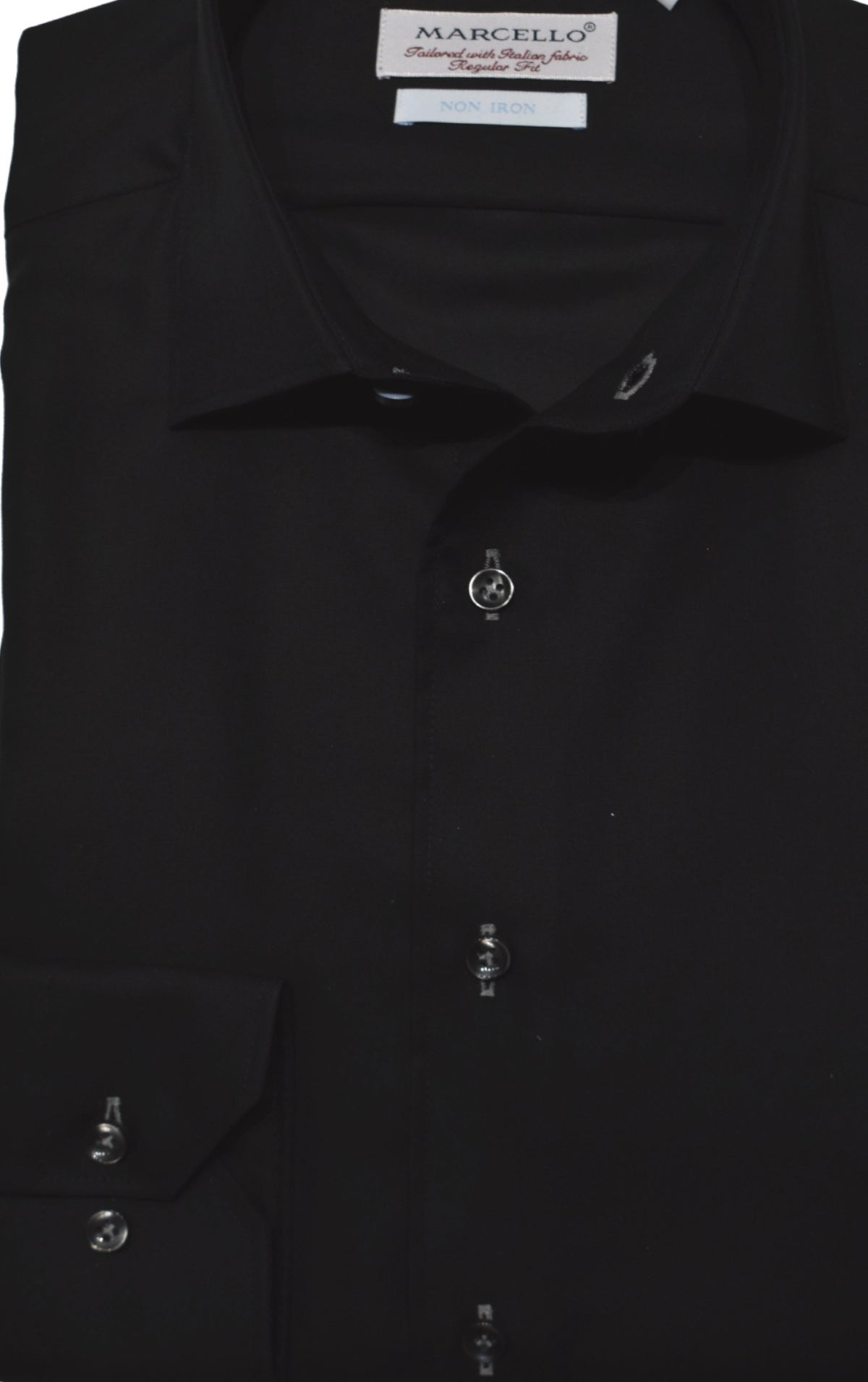 DS100 Black Non Iron Dress Shirt