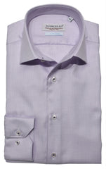 DS100L Lilac Fine Piquet Dress Shirt