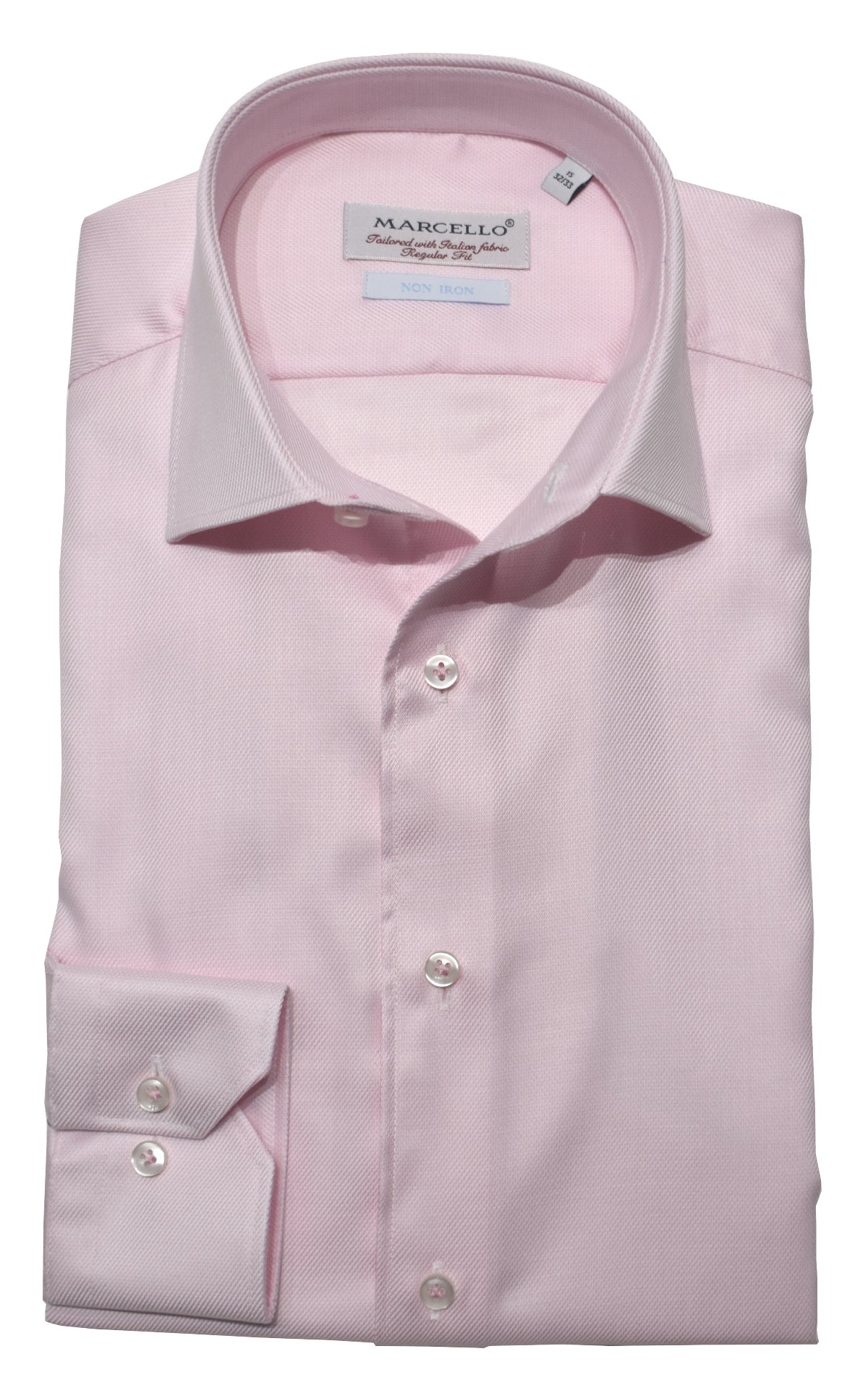 DS100P Pink Fine Piquet Dress Shirt