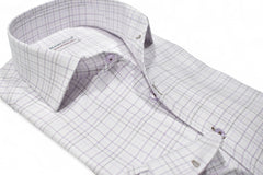 DS114 Lilac Plaid 1 Pc Collar