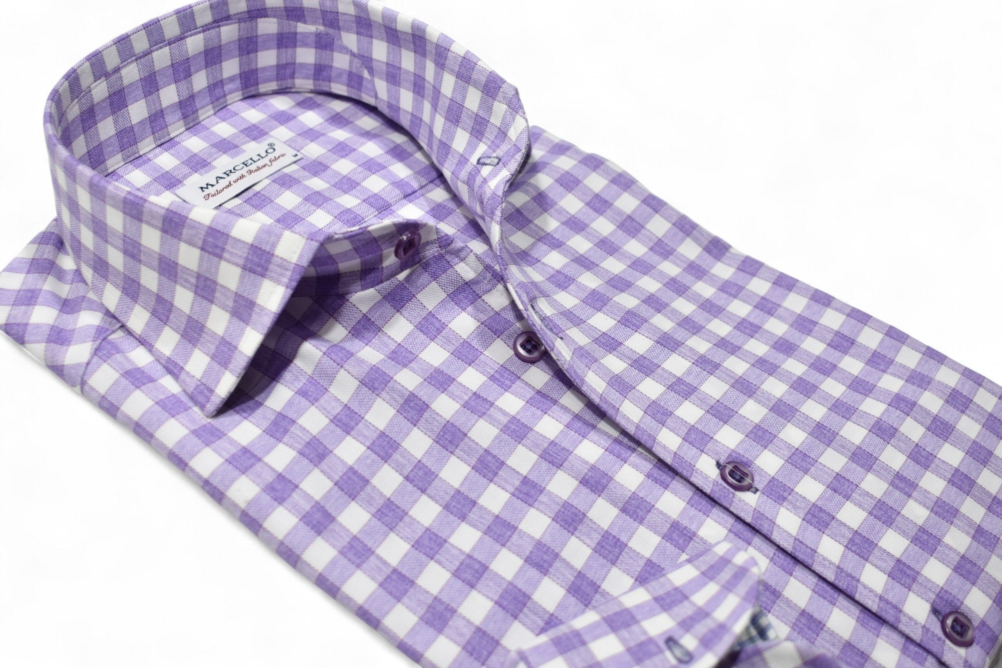 DS121 Premium Plum Brushed Check