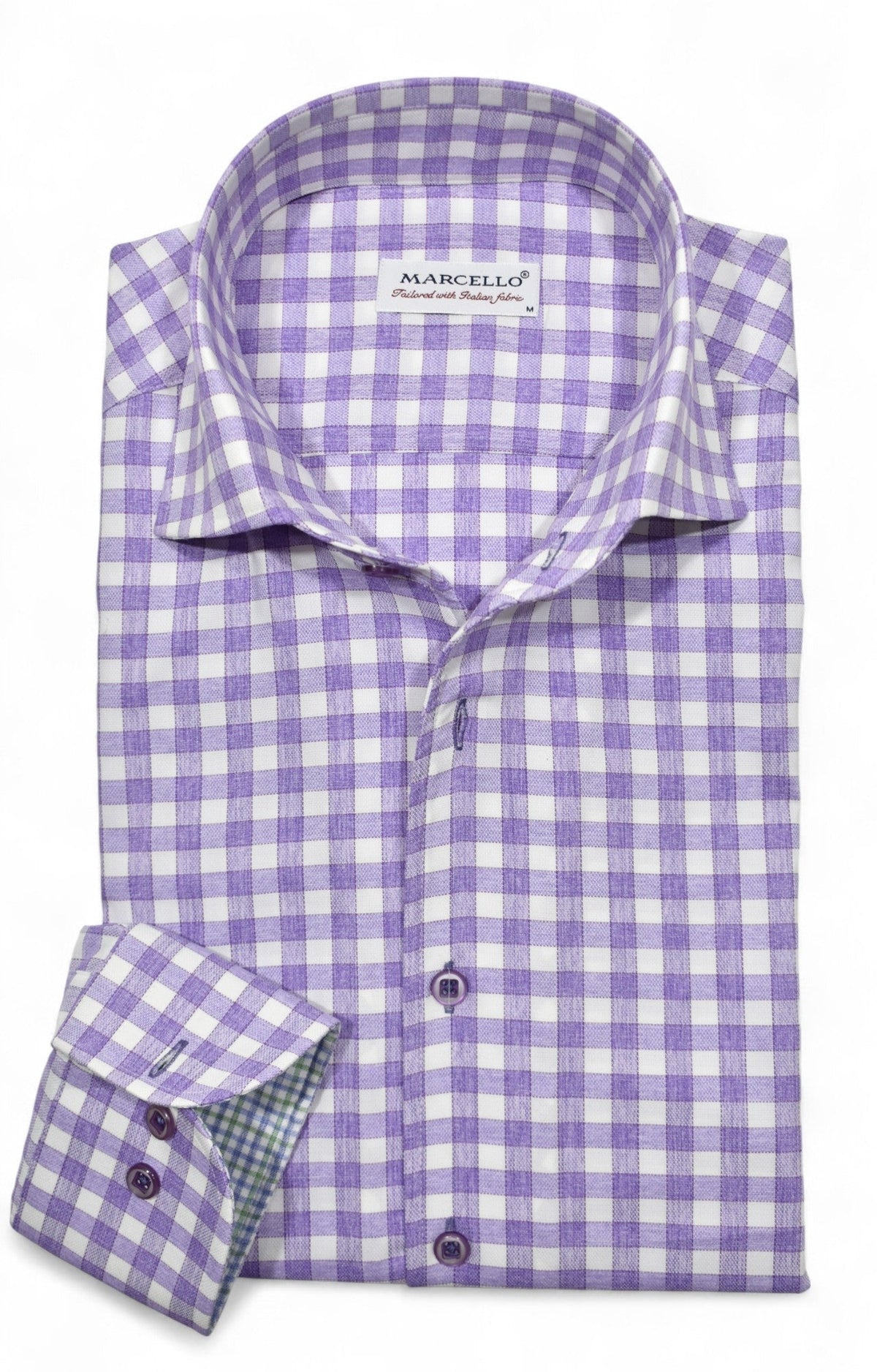 DS121 Premium Plum Brushed Check