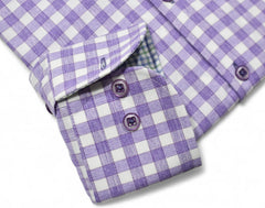 DS121 Premium Plum Brushed Check